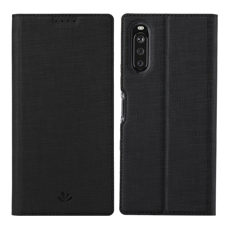 Custodia portafoglio in pelle TPU con slot carte per Xperia 10 II