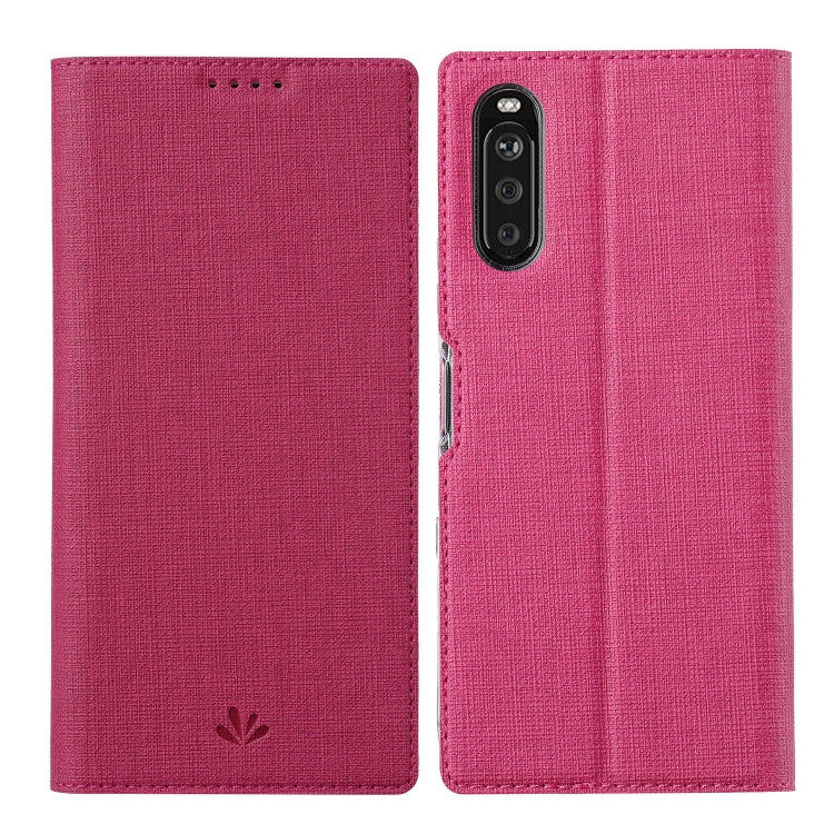 Custodia portafoglio in pelle TPU con slot carte per Xperia 10 II