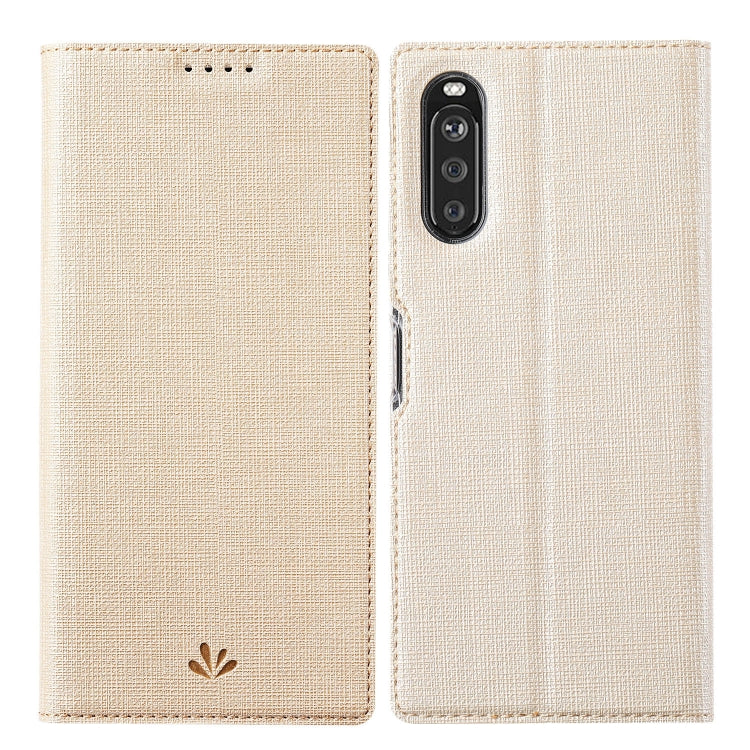 Custodia portafoglio in pelle TPU con slot carte per Xperia 10 II