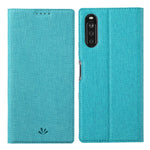 Custodia portafoglio in pelle TPU con slot carte per Xperia 10 II