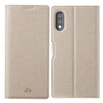 Custodia portafoglio in pelle TPU con slot carte per Xperia 10 II
