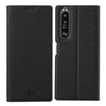 Custodia portafoglio in pelle TPU con slot carte per Xperia 10 II