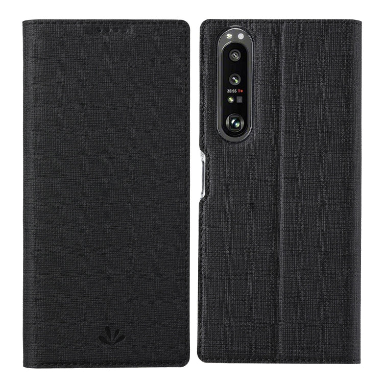 Custodia portafoglio in pelle TPU con slot carte per Xperia 10 II
