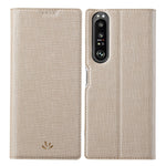 Custodia portafoglio in pelle TPU con slot carte per Xperia 10 II