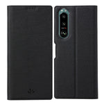 Custodia portafoglio in pelle TPU con slot carte per Sony Xperia