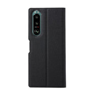 ViLi serie DMX Custodia a ribalta orizzontale antiurto in pelle TPU + PU con attrazione magnetica con slot per schede e supporto, For Sony Xperia 5 III, For Sharp Aquos R6