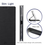 Custodia portafoglio in pelle TPU con slot carte per Sony Xperia