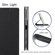 ViLi serie DMX Custodia a ribalta orizzontale antiurto in pelle TPU + PU con attrazione magnetica con slot per schede e supporto, For Sony Xperia 5 III, For Sharp Aquos R6