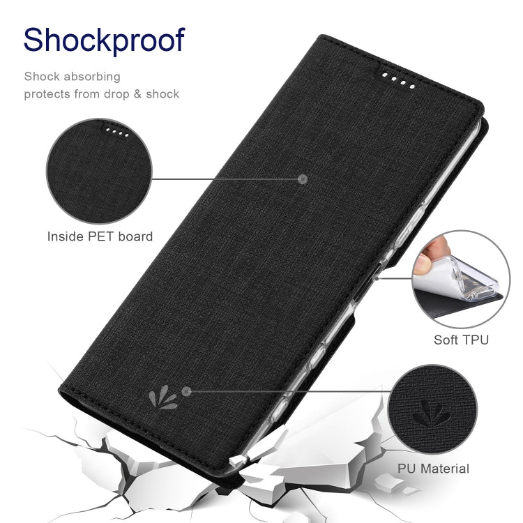 Custodia portafoglio in pelle TPU con slot carte per Sony Xperia