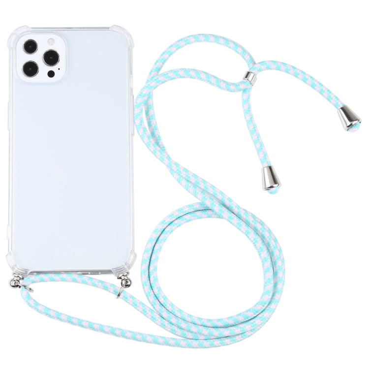 Custodia TPU trasparente antiurto con cordino per iPhone 13 Pro M