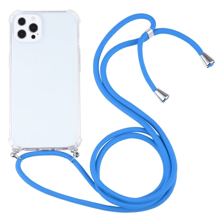 Custodia TPU trasparente antiurto con cordino per iPhone 13 Pro M