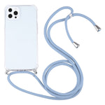 Custodia TPU trasparente antiurto con cordino per iPhone 13 Pro M