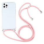 Custodia TPU trasparente antiurto con cordino per iPhone 13 Pro M