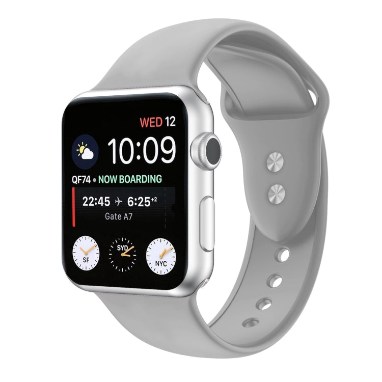 Cinturino in silicone doppio chiodo per Apple Watch