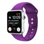 Cinturino in silicone doppio chiodo per Apple Watch