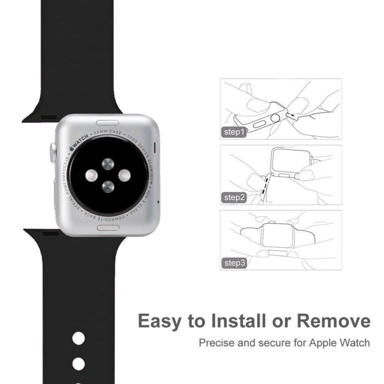Cinturino in silicone doppio chiodo per Apple Watch