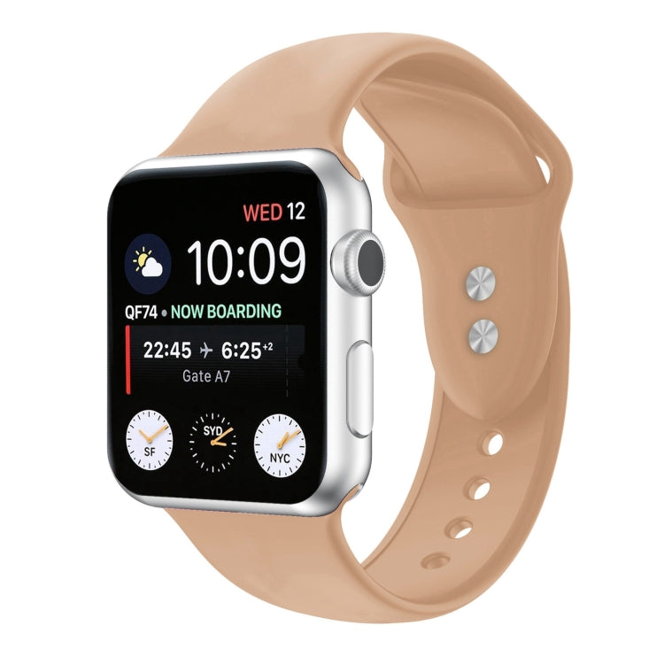 Cinturino di ricambio per cinturino di ricambio in silicone a doppio chiodo per Apple Watch Series, 7 45mm / 6 & SE & 5 & 4 44mm / 3 & 2 & 1 42mm