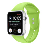 Cinturino di ricambio per cinturino di ricambio in silicone a doppio chiodo per Apple Watch Series, 7 45mm / 6 & SE & 5 & 4 44mm / 3 & 2 & 1 42mm