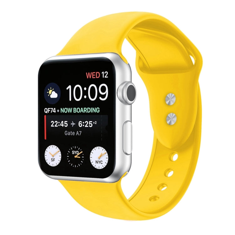 Cinturino di ricambio per cinturino di ricambio in silicone a doppio chiodo per Apple Watch Series, 7 45mm / 6 & SE & 5 & 4 44mm / 3 & 2 & 1 42mm
