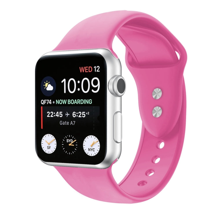 Cinturino di ricambio per cinturino di ricambio in silicone a doppio chiodo per Apple Watch Series, 7 45mm / 6 & SE & 5 & 4 44mm / 3 & 2 & 1 42mm