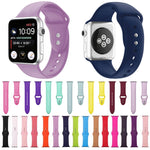 Cinturino di ricambio per cinturino di ricambio in silicone a doppio chiodo per Apple Watch Series, 7 45mm / 6 & SE & 5 & 4 44mm / 3 & 2 & 1 42mm