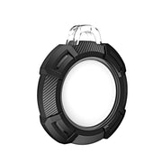 Custodia protettiva per PC 2 in 1 robusta antigraffio antiurto in fibra di carbonio con gancio per portachiavi, For AirTag