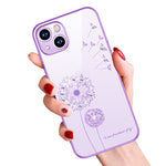 Custodia protettiva in TPU con motivo dente di leone per iPhone 1