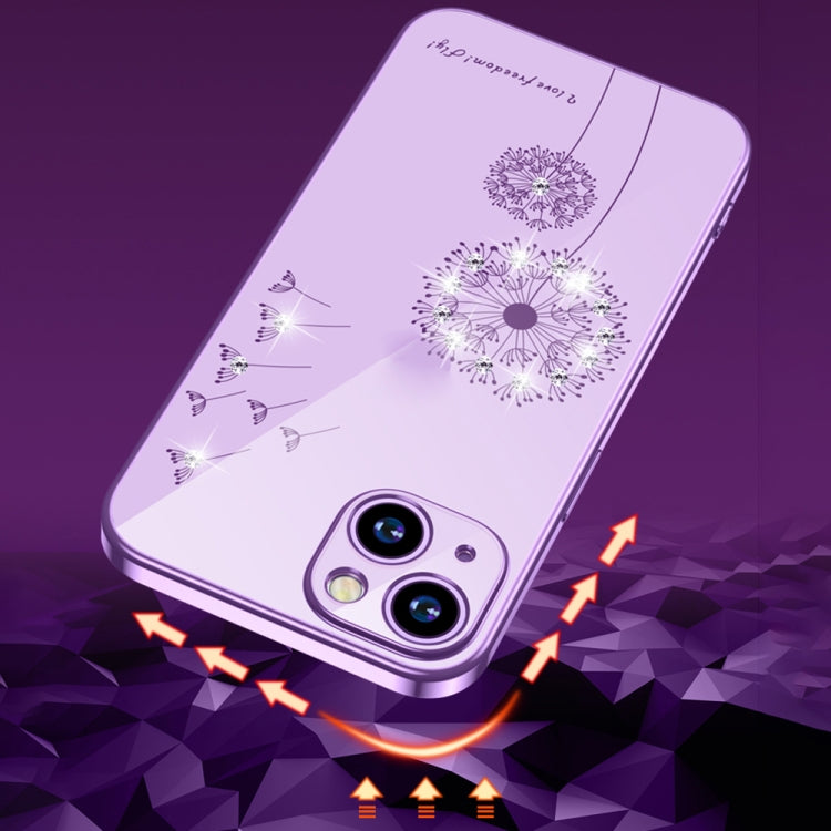 Custodia protettiva in TPU con motivo dente di leone per iPhone 1