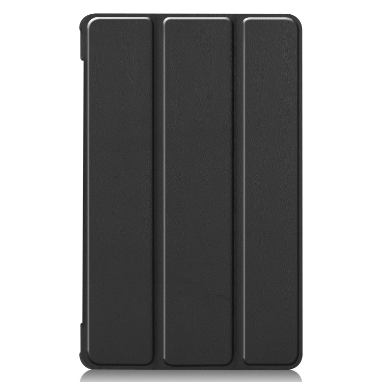 Custer Texture custodia orizzontale in pelle flip con supporto a tre pieghe, For Lenovo Tab M8 3rd Gen