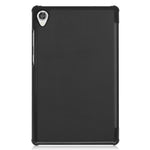 Custer Texture custodia orizzontale in pelle flip con supporto a tre pieghe, For Lenovo Tab M8 3rd Gen