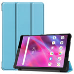Custer Texture custodia orizzontale in pelle flip con supporto a tre pieghe, For Lenovo Tab M8 3rd Gen
