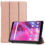 Custer Texture custodia orizzontale in pelle flip con supporto a tre pieghe, For Lenovo Tab M8 3rd Gen