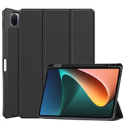 Custer Texture custodia orizzontale in pelle a libro con supporto a tre pieghe e funzione Sleep/Wake-up, For Xiaomi Pad 5 / 5 Pro