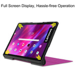 Custodia Custer Texture Flip orizzontale in pelle PU con supporto e funzione Sleep / Wake-up, For Lenovo Yoga Tab 11 / YT-J706X