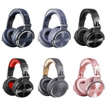 OneOdio Pro-10 Cuffie cablate con riduzione del rumore montate sulla testa con microfono, Black Red, Black, Grey Khaki, Grey Blue, Blue, Rose Gold