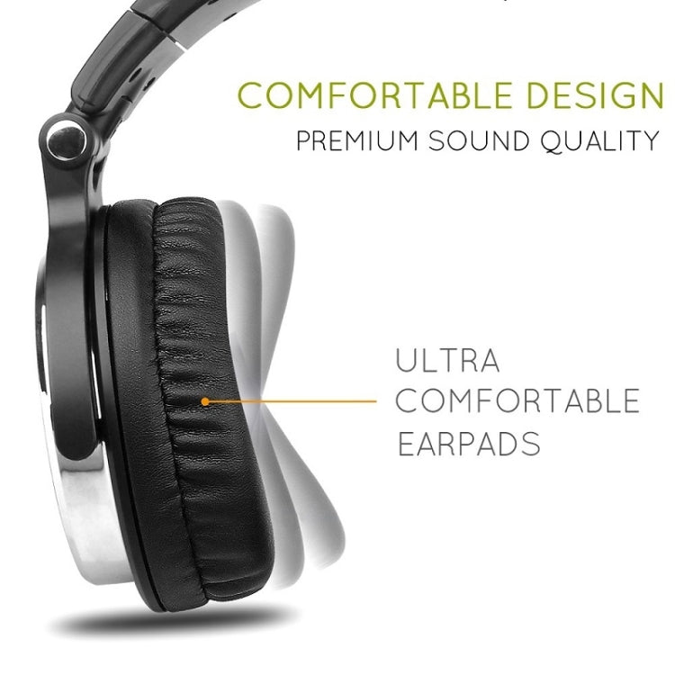 OneOdio Pro-10 Cuffie cablate con riduzione del rumore montate sulla testa con microfono, Black Red, Black, Grey Khaki, Grey Blue, Blue, Rose Gold