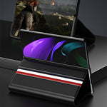 Custodia in pelle con slot per schede PU texture litchi con supporto, For Samsung Galaxy Z Fold2 5G, For Samsung Galaxy Z Fold3 5G