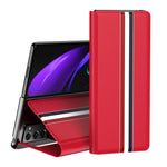 Custodia in pelle con slot per schede PU texture litchi con supporto, For Samsung Galaxy Z Fold2 5G, For Samsung Galaxy Z Fold3 5G