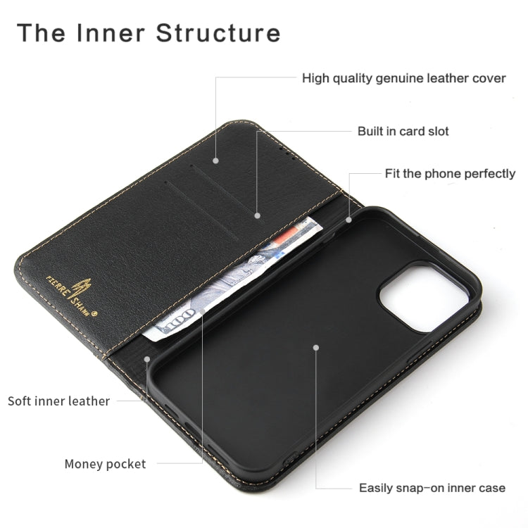 Custodia portafoglio in pelle flip per iPhone 13 Pro