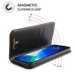 Custodia portafoglio in pelle flip per iPhone 13 Pro