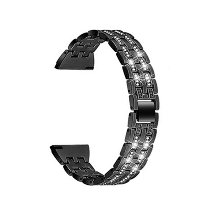 Per Samsung Smart Watch cinturino di ricambio in acciaio diamantato a doppia fila, 22mm