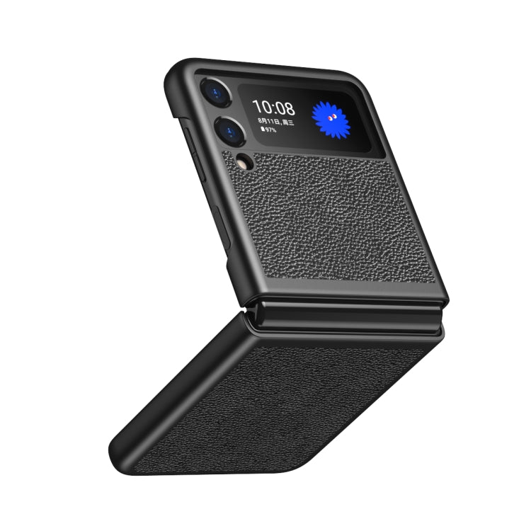 Lychee Texture All Inclusive Custodia protettiva antiurto, For Samsung Galaxy Z Flip3 5G