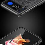 Lychee Texture All Inclusive Custodia protettiva antiurto, For Samsung Galaxy Z Flip3 5G