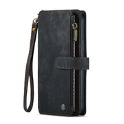 CaseMe-C30 PU + TPU Custodia multifunzionale orizzontale in pelle con flip con supporto e slot per schede e portafoglio e tasca con cerniera, For iPhone 13 Pro Max, For iPhone 13 Pro, For iPhone 13, For iPhone 13 mini