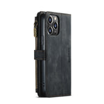 Custodia portafoglio in pelle PU con flip per iPhone 13 Pro Max