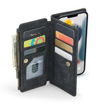 Custodia portafoglio in pelle PU con flip per iPhone 13 Pro Max