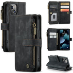 Custodia portafoglio in pelle PU con flip per iPhone 13 Pro Max