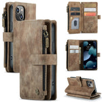 Custodia portafoglio in pelle PU con flip per iPhone 13 Pro Max
