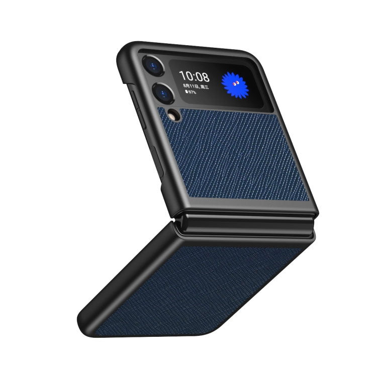 Custodia protettiva antiurto Cross Texture All Inclusive, For Samsung Galaxy Z Flip3 5G