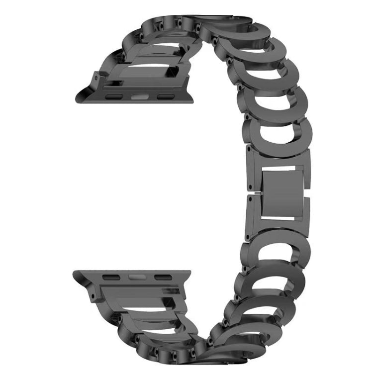 Cinturino di ricambio per cinturino di ricambio in acciaio diamantato di tipo C per la serie Apple Watch, 7 41mm / 6 & SE & 5 & 4 40mm / 3 & 2 & 1 38mm, 7 45mm / 6 & SE & 5 & 4 44mm / 3 & 2 & 1 42mm